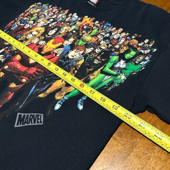 MARVEL COMICS MAD ENGINE T-Shirt iron man x-men spider-man wolverine thor Y2K M - Picture 5 of 6